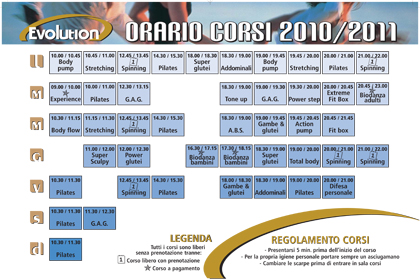 Orario Corsi